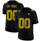 Custom A.Falcons Black BUTLER Leopard Print Fashion Vapor Limited Jersey