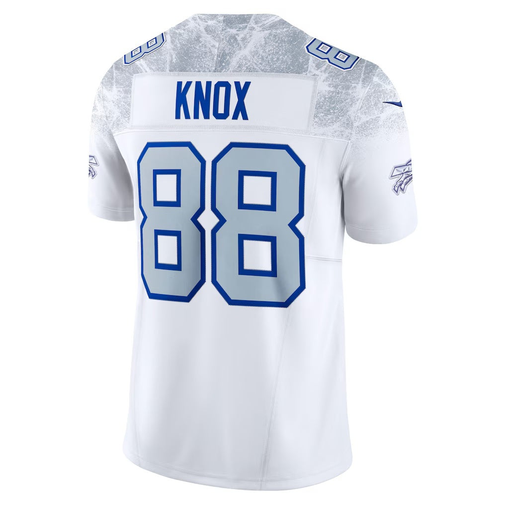 B.Bills #88 Dawson Knox White BUTLER 22025 Rivalries Collection Limited Jersey