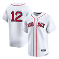 Boston Red Sox #12 Connor Wong Player White BUTLER Limited Home Game Stitched Jerseys1
