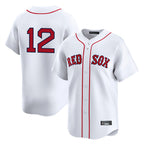 Boston Red Sox #12 Connor Wong Player White BUTLER Limited Home Game Stitched Jerseys1