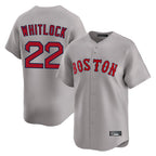 Boston Red Sox #22 Garrett Whitlock Player Gray BUTLER Road Limited Home Game Stitched Jerseys1