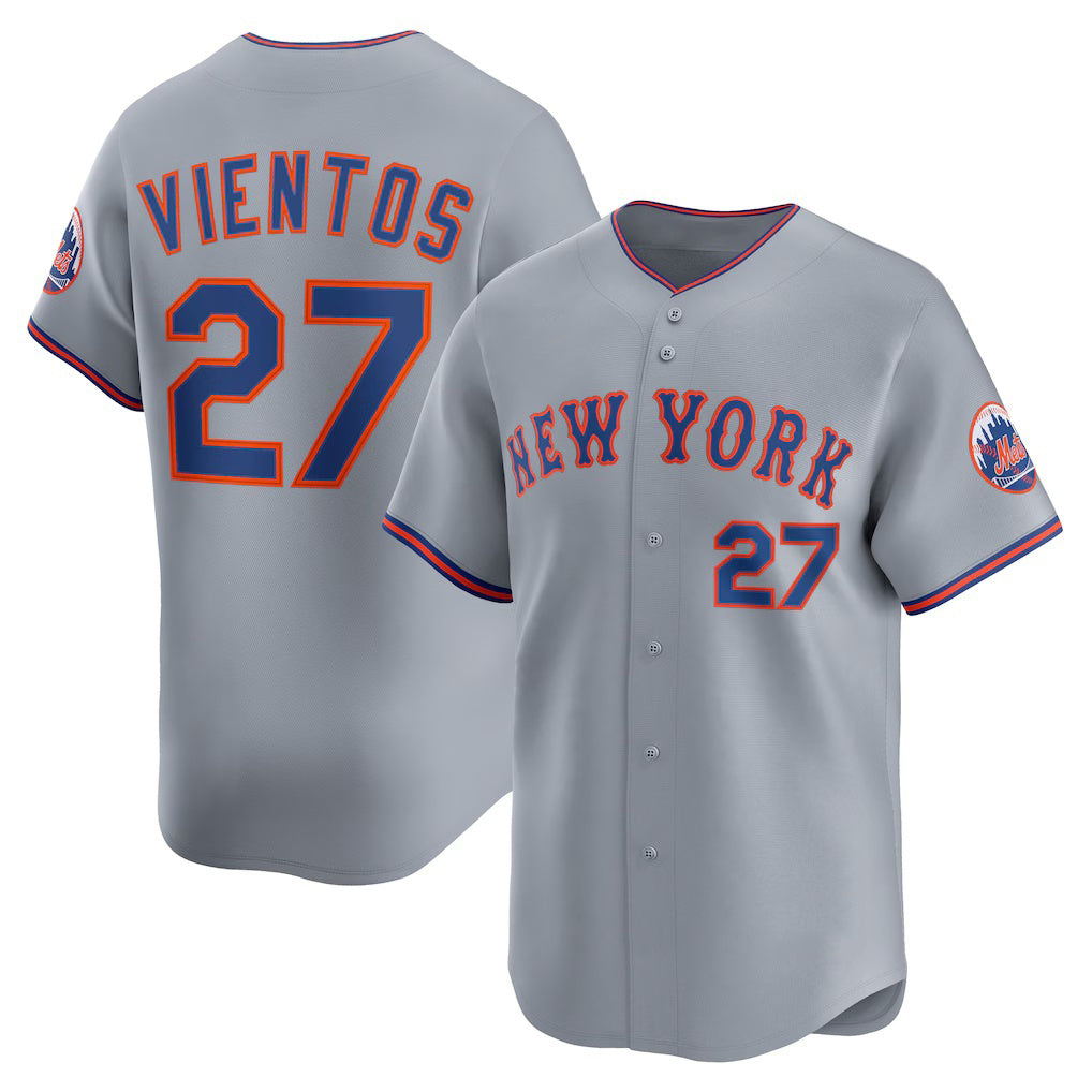 New York Mets #27 Mark Vientos Gray BUTLER All-Star Limited Jersey