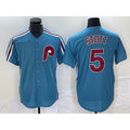 Philadelphia Phillies #5 Bryson Stott Blue BUTLER Cool Base Stitched Jersey