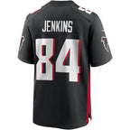 A.Falcons #84 Alfred Jenkins Black BUTLER Game Retired Player Jersey