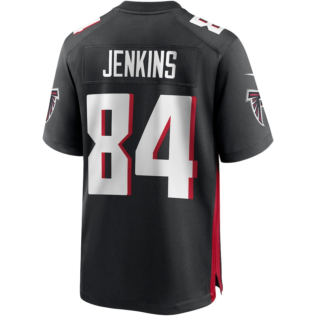 A.Falcons #84 Alfred Jenkins Black BUTLER Game Retired Player Jersey