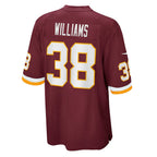 W.Football Team #38 Jonathan Williams Burgundy BUTLER Game Jersey