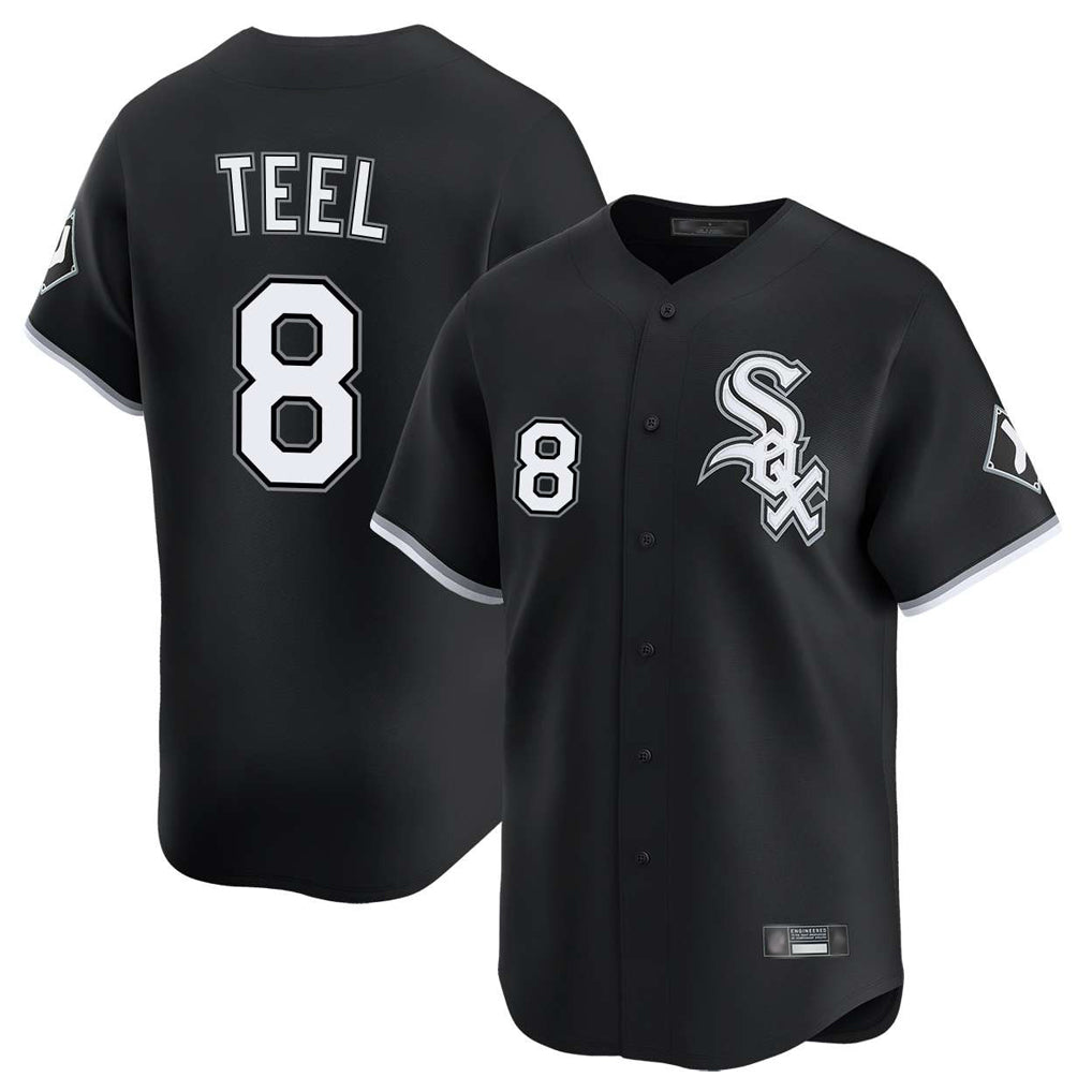 Chicago White Sox #8 Kyle Teel Player Black BUTLER Limited Home Stitched Jerseys