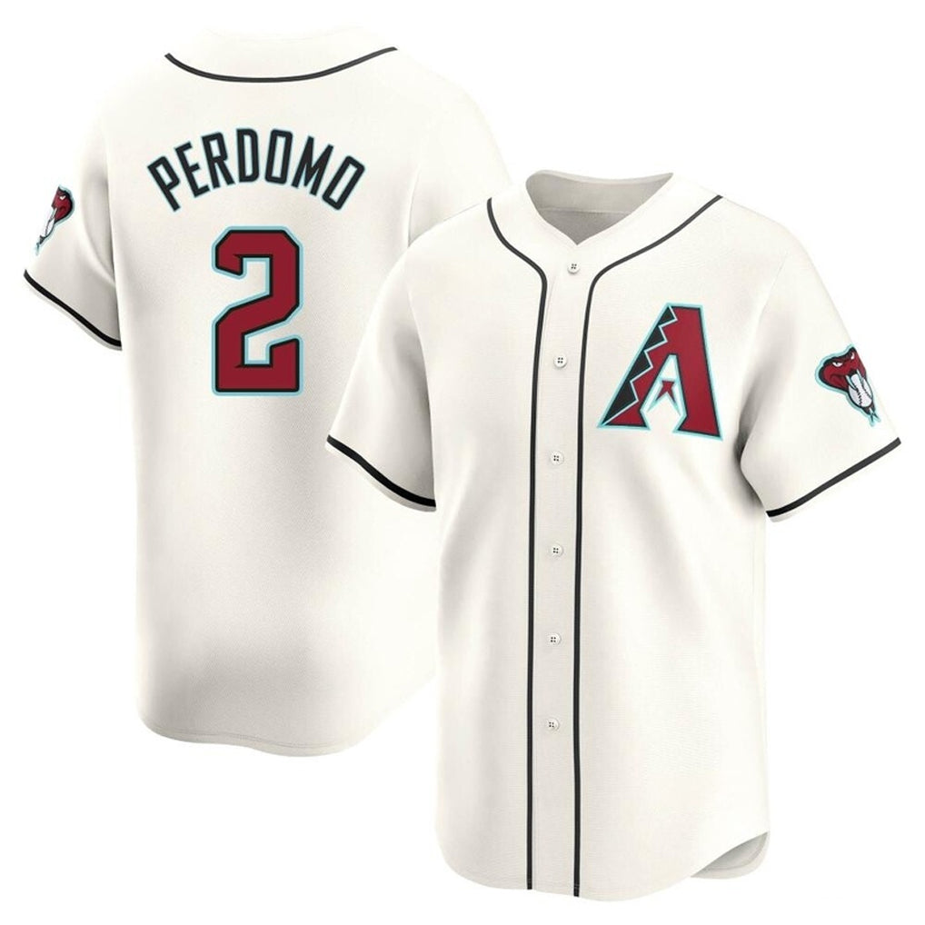 Arizona Diamondbacks #2 Geraldo Perdomo Player Cream BUTLER Limited Home Game Stitched Jerseys