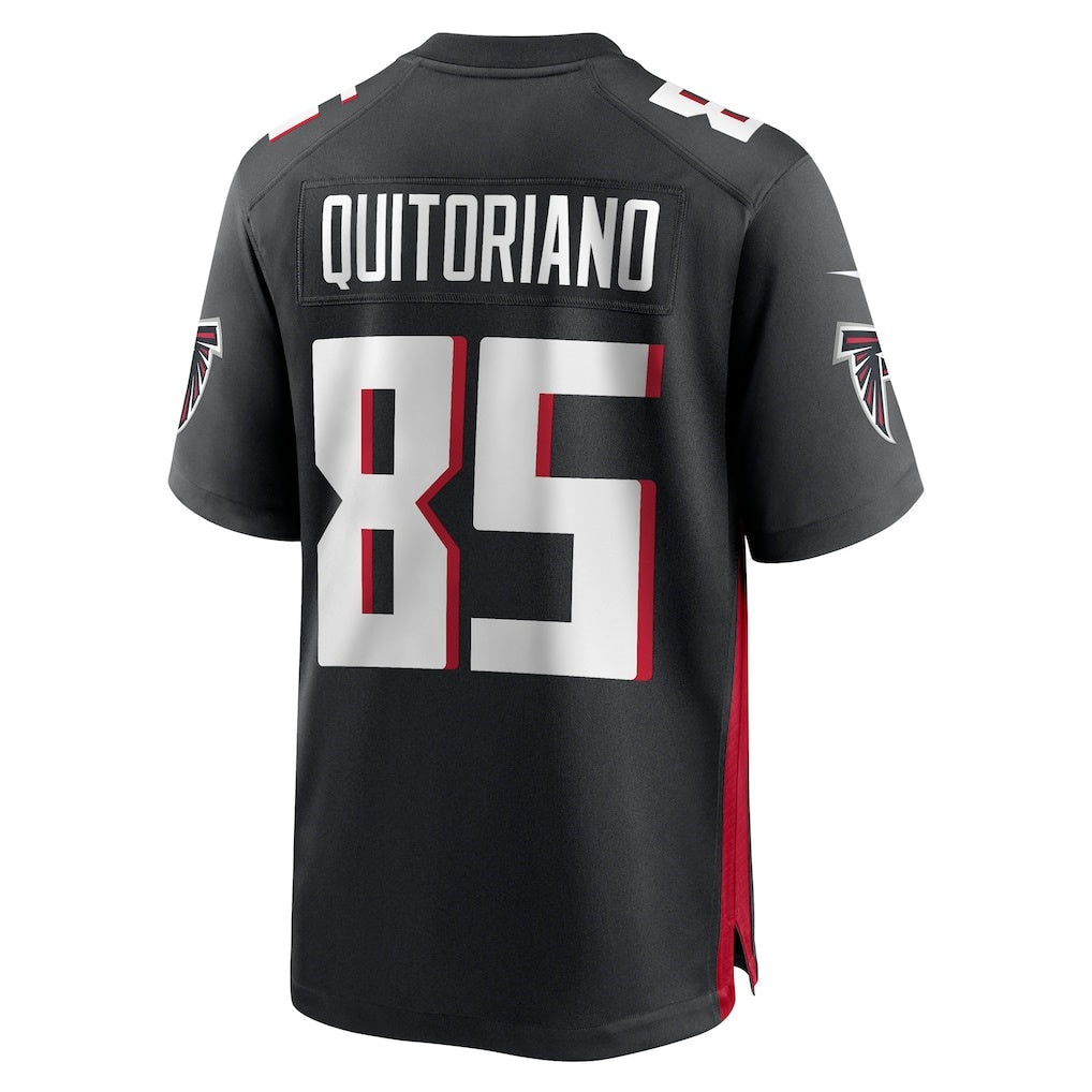 A.Falcons #85 Teagan Quitoriano Black BUTLER Team Game Jersey