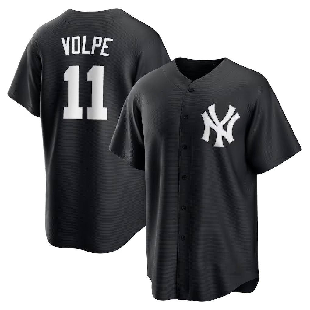 New York Yankees #11 Anthony Volpe Black BUTLER Fashion Replica Player Jersey