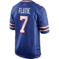 B.Bills #7 Doug Flutie Royal BUTLER Game Retired Player Jersey