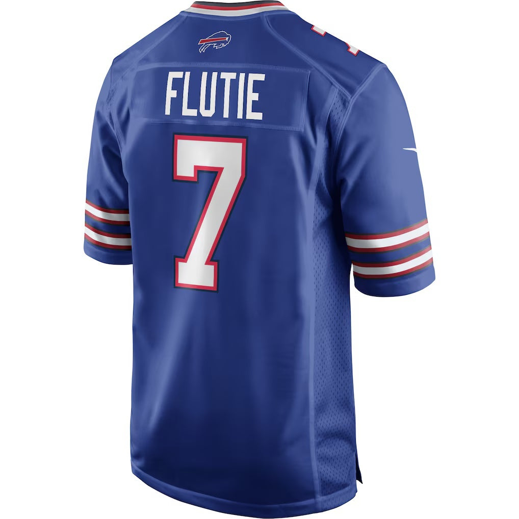B.Bills #7 Doug Flutie Royal BUTLER Game Retired Player Jersey