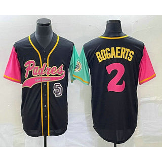 San Diego Padres #2 Xander Bogaerts Black BUTLER NEW 2023 City Connect Cool Base Stitched Jersey