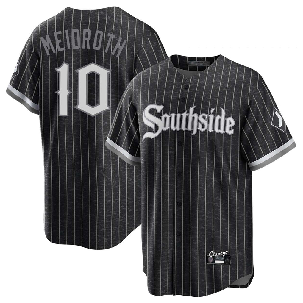 Chicago White Sox #10 Chase Meidroth Player Black BUTLER City Connect Home Game Stitched Jerseys
