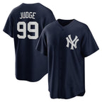 New York Yankees #99 Aaron Judge Navy BUTLER 2020 Spring Training Replica Player Jersey