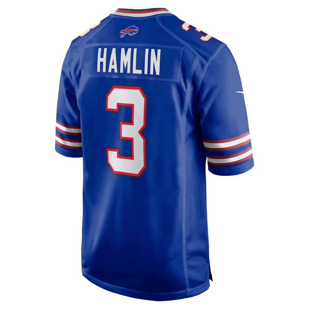 B.Bills #3 Damar Hamlin Royal BUTLER Game Jersey
