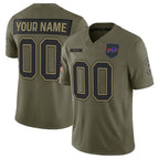 Custom B.Bills Active Player Olive BUTLER 2025 Salute to Service Limited Stitched Jersey