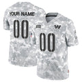 Custom W.Commanders Active Player 2024 F.U.S.E Arctic Camo BUTLER Salute To Service Limited Stitched Jersey