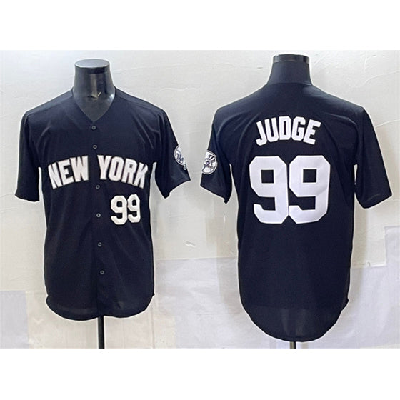 New York Yankees #99 Aaron Judge Black BUTLER Limited Stitched Jersey