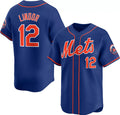 New York Mets #12 Francisco Lindor Royal BUTLER 2024 Alternate Limited Stitched Jersey
