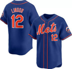 New York Mets #12 Francisco Lindor Royal BUTLER 2024 Alternate Limited Stitched Jersey