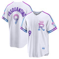 Kansas City Royals #9 Vinnie Pasquantino White BUTLER 2026 City Connect Stadium Jersey