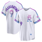 Kansas City Royals #9 Vinnie Pasquantino White BUTLER 2026 City Connect Stadium Jersey
