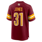 W.Commanders #31 Jonathan Jones Burgundy BUTLER Team Game Jersey