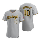 Pittsburgh Pirates #10 Bryan Reynolds Gray BUTLER Road Flex Base Jersey