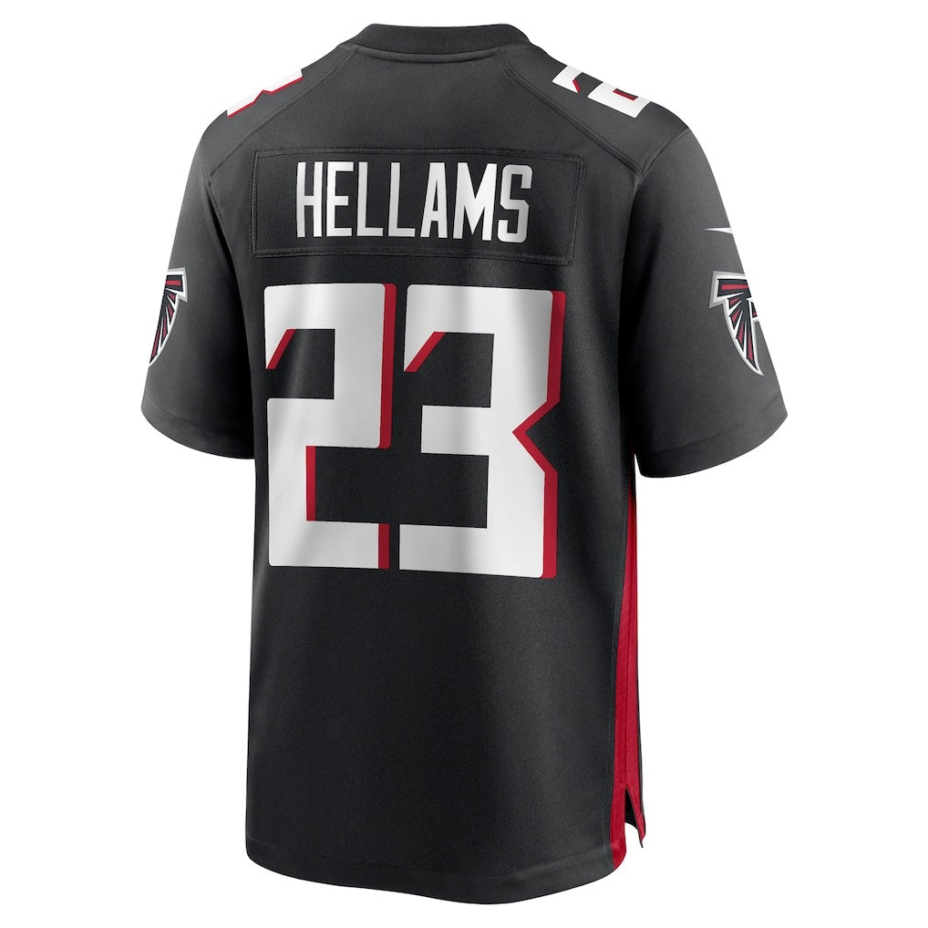 A.Falcons #23 DeMarcco Hellams Black BUTLER Team Game Jersey
