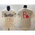 Boston Red Sox Team Big Logo Cream BUTLER Gothic Vapor Limited Stitched Jersey