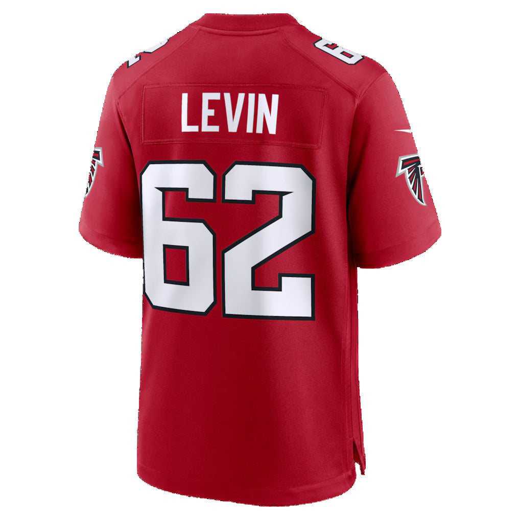 A.Falcons #62 Corey Levin Red BUTLER Team Game Jersey