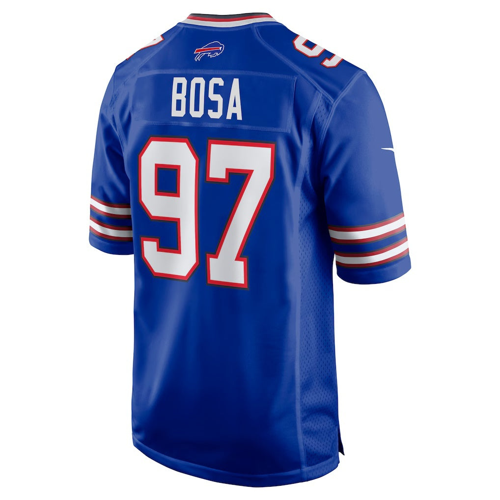 B.Bills #97 Joey Bosa Royal BUTLER Game Player Jersey