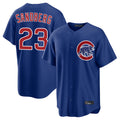 Chicago Cubs #23 Ryne Sandberg Player Royal BUTLER Home Game Stitched Jerseys