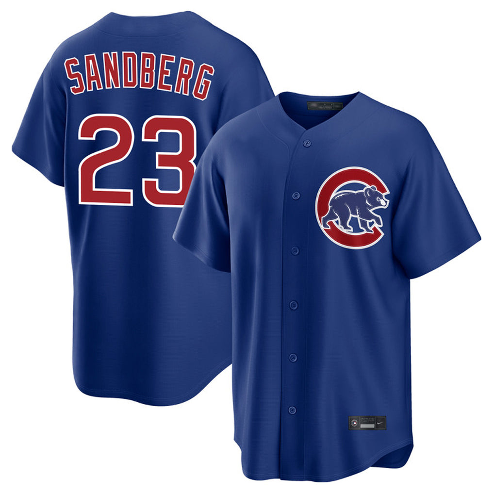 Chicago Cubs #23 Ryne Sandberg Player Royal BUTLER Home Game Stitched Jerseys