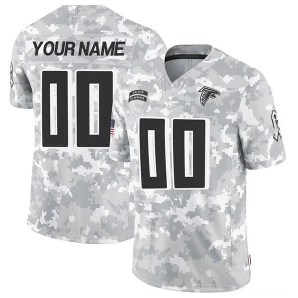 Custom A.Falcons Active Player 2024 F.U.S.E Arctic Camo BUTLER Salute to Service Limited Stitched Jersey