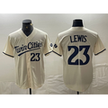 Minnesota Twins #23 Royce Lewis Number Cream BUTLER Cool Base Stitched Jersey 2