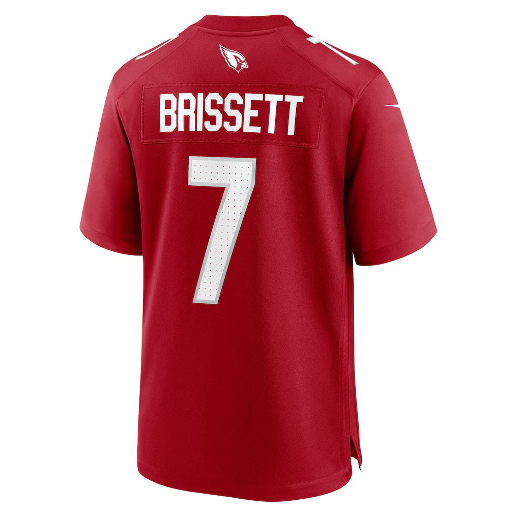 A.Cardinals #7 Jacoby Brissett Cardinal BUTLER Team Game Jersey