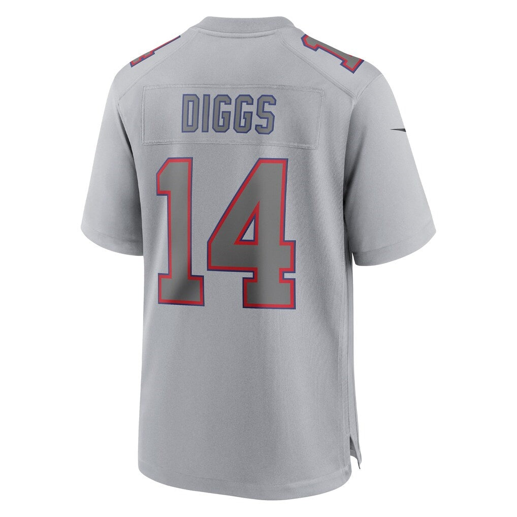 B.Bills #14 Stefon Diggs Atmosphere Fashion Game Jersey - Gray BUTLER
