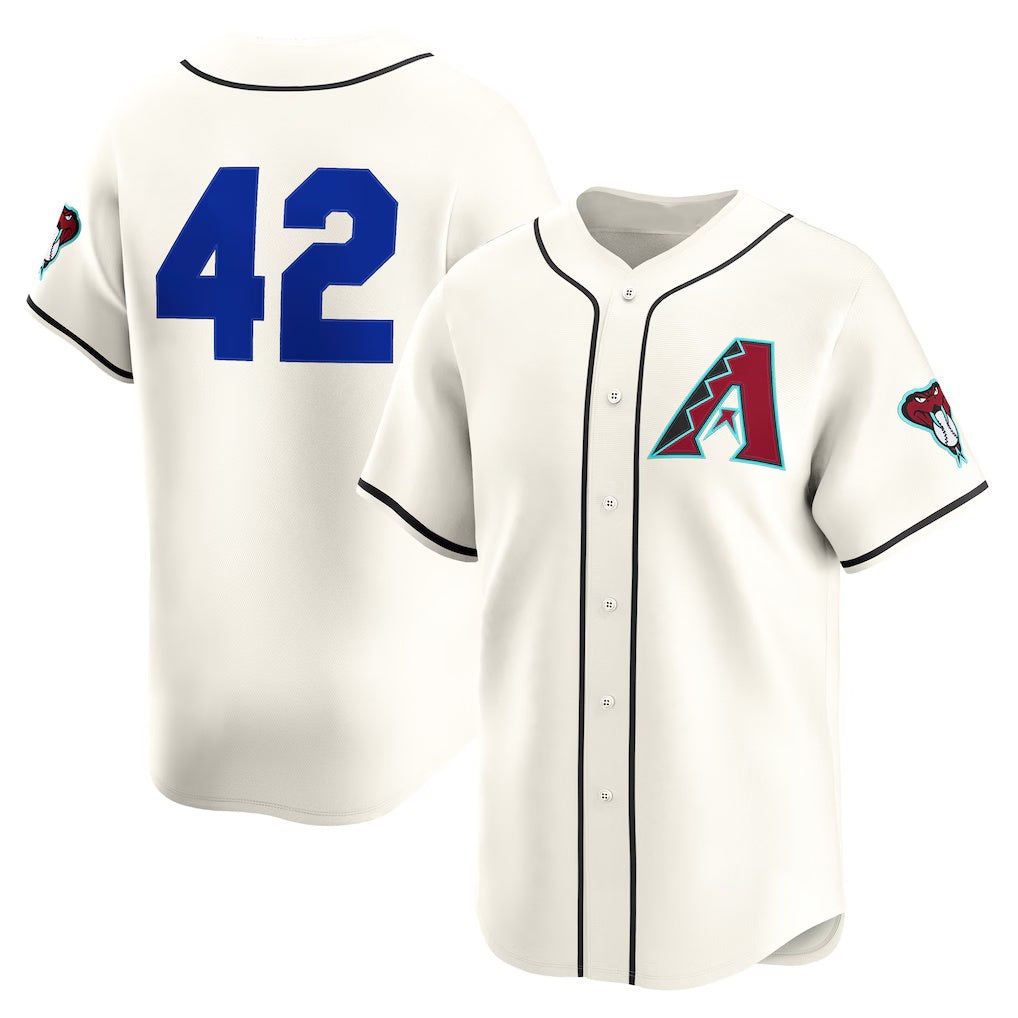 Arizona Diamondbacks #42 Jackie Robinson Cream BUTLER Home 2025  Day Limited Jersey