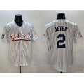 New York Yankees #2 Derek Jeter White BUTLER Bronx Graffiti Vapor Limited Stitched Jersey