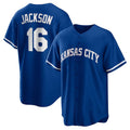Kansas City Royals #16 Bo Jackson Rush Blue BUTLER Alternate 2 Replica Jersey