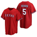 Texas Rangers #5 Corey Seager Red BUTLER Cool Base Stitched Jersey