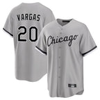 Chicago White Sox #20 Miguel Vargas Player Gray BUTLER Home Game Stitched Jerseys