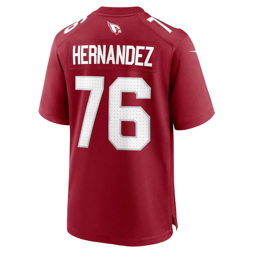 A.Cardinals #76 Will Hernandez Cardinal BUTLER Team Game Jersey