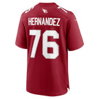 A.Cardinals #76 Will Hernandez Cardinal BUTLER Team Game Jersey
