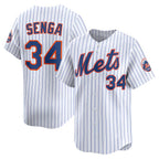 New York Mets #34 Kodai Senga White BUTLER Home Limited Player Jersey