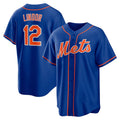 New York Mets #12 Francisco Lindor Royal BUTLER Big & Tall Alternate Replica Player Jersey