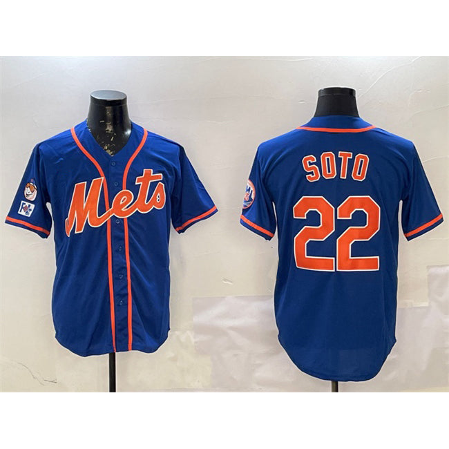 New York Mets #22 Juan Soto Royal BUTLER 2025 Spring Training Alternate Limited Stitched Jersey