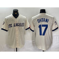 Los Angeles Dodgers #17 Shohei Ohtani Cream BUTLER 2024 City Connect Limited Stitched Jerseys